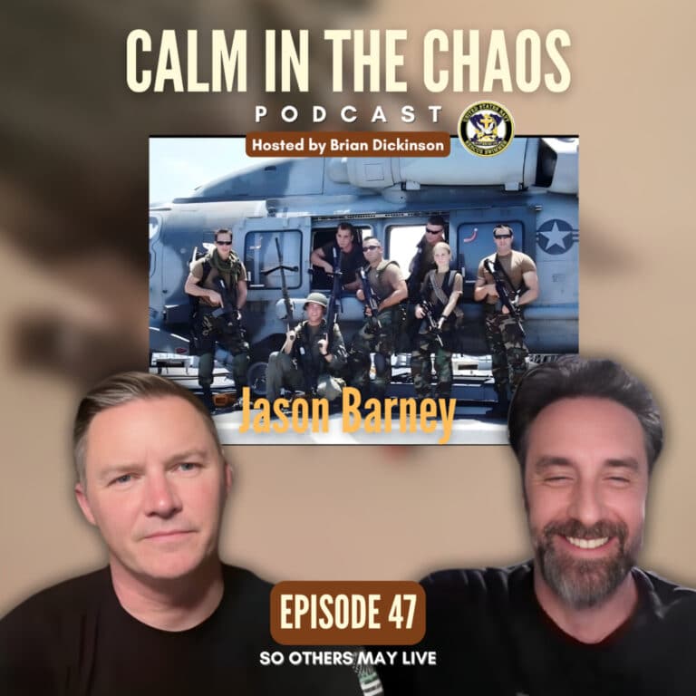 Calm in the Chaos Podcast 8 Retired Navy Rescue Swimmer | CNO SAR Model Manager to HSC-85 – Always the Student, Always the Teacher